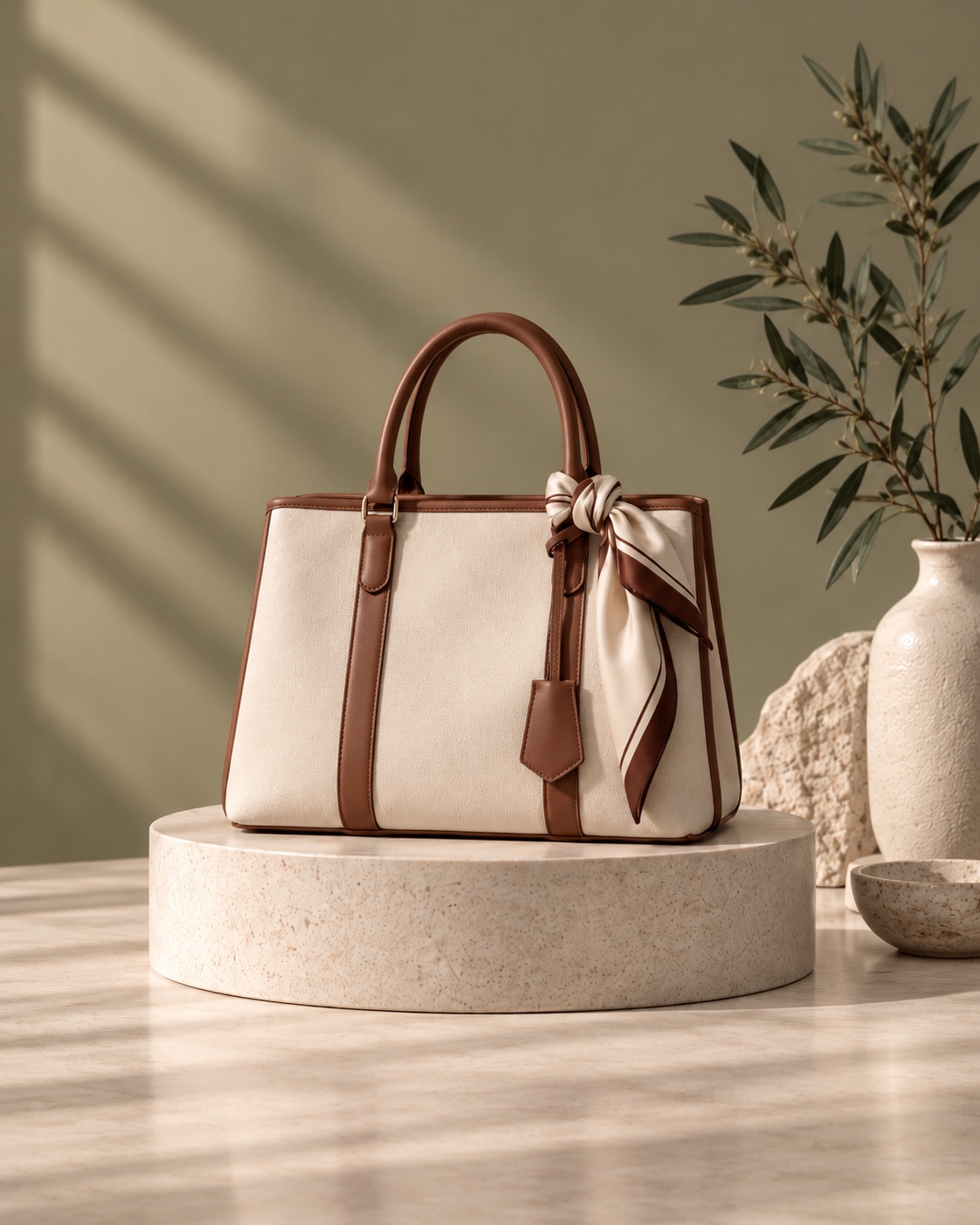 Bolsa de mano en exhibición